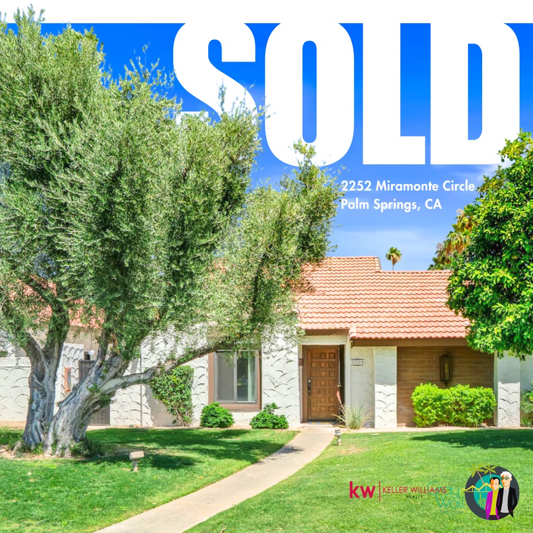 Sold — 2252 Miramonte Circle E #B, Palm Springs